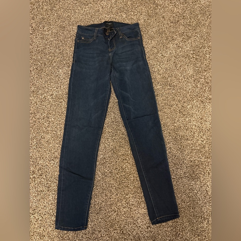 Celebrity Pink Dark Blue Skinny Jeans